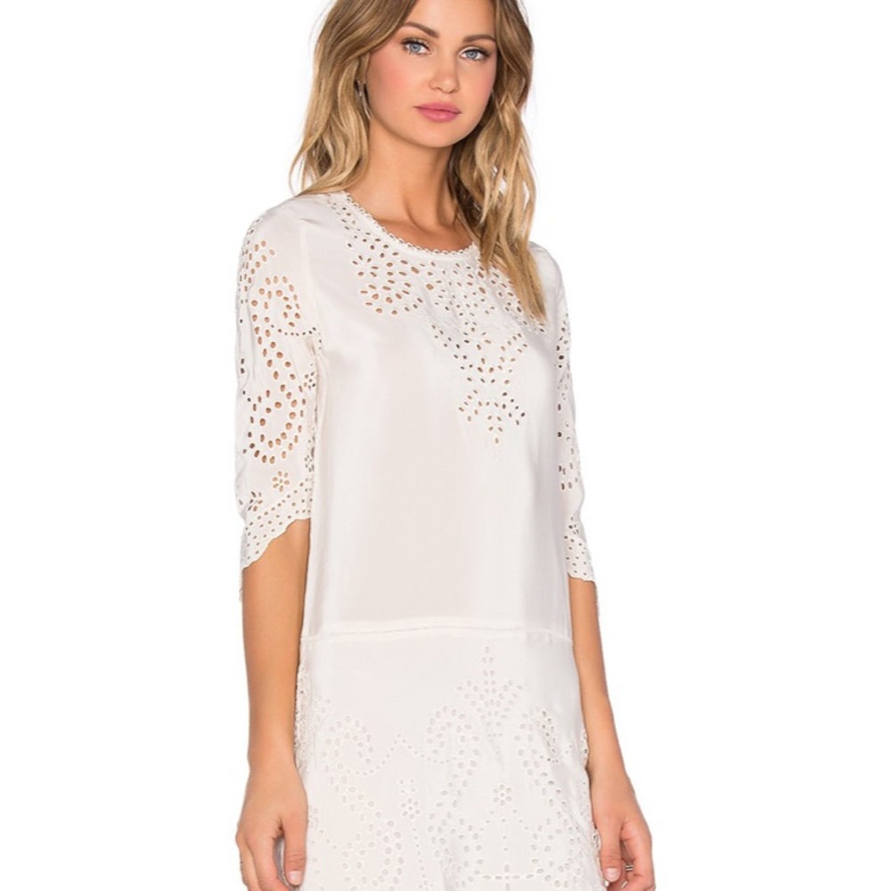 Ulla Johnson Delphine Dress, Snow, 6